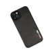 Newface iPhone 14 Kılıf Loop Deri Silikon - Siyah