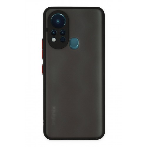 Newface İnfinix Hot 11s Kılıf Montreal Silikon Kapak - Siyah