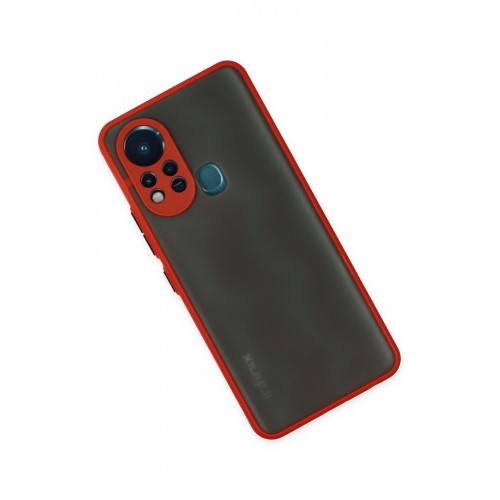 Newface İnfinix Hot 11s Kılıf Montreal Silikon Kapak - Kırmızı Newface İnfinix Hot 11s Kılıf Montreal Silikon Kapak - Kırmızı