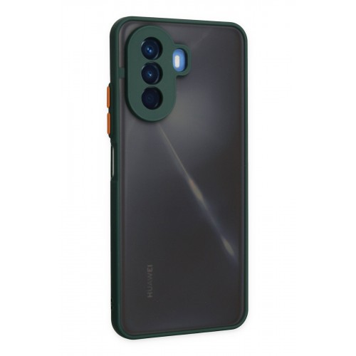 Newface Huawei Nova Y70 Kılıf Montreal Silikon Kapak - Yeşil Newface Huawei Nova Y70 Kılıf Montreal Silikon Kapak - Yeşil