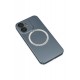 Newface iPhone 12 Kılıf Jack Magneticsafe Lens Silikon - Sierra Blue