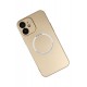 Newface iPhone 12 Kılıf Jack Magneticsafe Lens Silikon - Gold Newface iPhone 12 Kılıf Jack Magneticsafe Lens Silikon - Gold