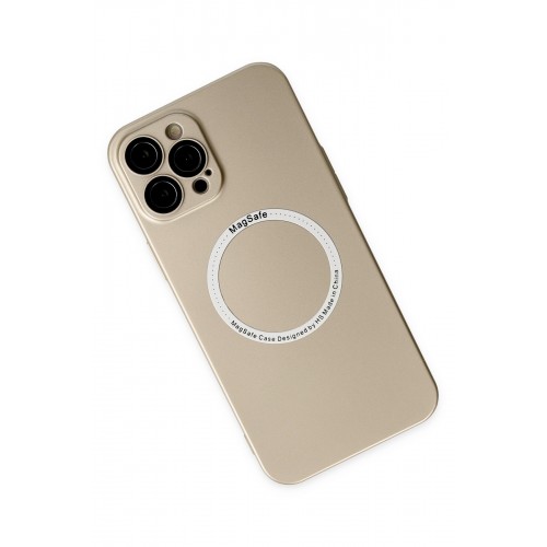 Newface iPhone 12 Pro Kılıf Jack Magneticsafe Lens Silikon - Gold Newface iPhone 12 Pro Kılıf Jack Magneticsafe Lens Silikon - Gold
