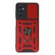 Newface Samsung Galaxy M13 Kılıf Pars Lens Yüzüklü Silikon - Kırmızı Newface Samsung Galaxy M13 Kılıf Pars Lens Yüzüklü Silikon - Kırmızı