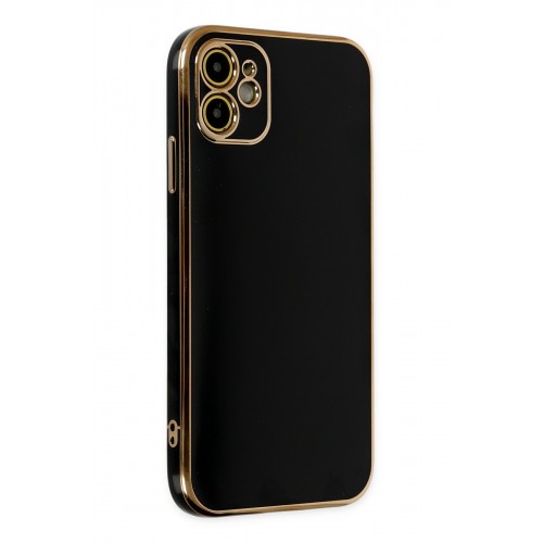 Newface iPhone 12 Kılıf Volet Silikon - Siyah Newface iPhone 12 Kılıf Volet Silikon - Siyah