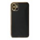 Newface iPhone 12 Kılıf Volet Silikon - Siyah Newface iPhone 12 Kılıf Volet Silikon - Siyah