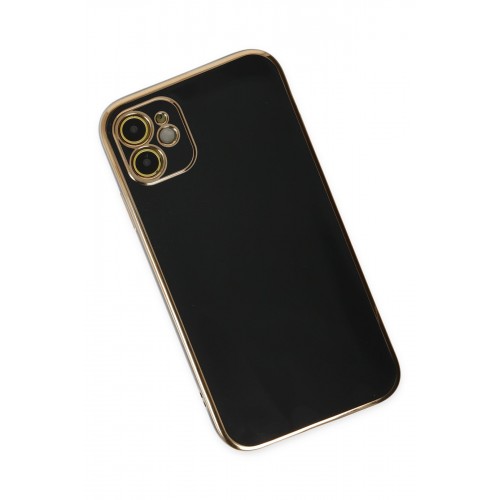 Newface iPhone 12 Kılıf Volet Silikon - Siyah Newface iPhone 12 Kılıf Volet Silikon - Siyah