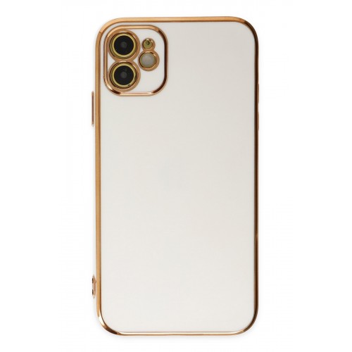 Newface iPhone 12 Kılıf Volet Silikon - Beyaz Newface iPhone 12 Kılıf Volet Silikon - Beyaz