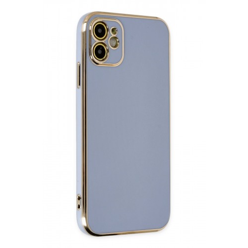 Newface iPhone 12 Kılıf Volet Silikon - Mavi Newface iPhone 12 Kılıf Volet Silikon - Mavi