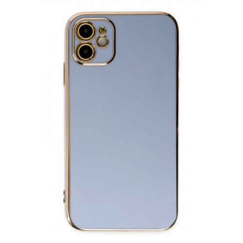 Newface iPhone 12 Kılıf Volet Silikon - Mavi Newface iPhone 12 Kılıf Volet Silikon - Mavi