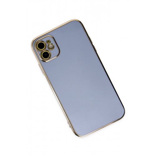 Newface iPhone 12 Kılıf Volet Silikon - Mavi Newface iPhone 12 Kılıf Volet Silikon - Mavi