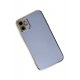 Newface iPhone 12 Kılıf Volet Silikon - Mavi Newface iPhone 12 Kılıf Volet Silikon - Mavi