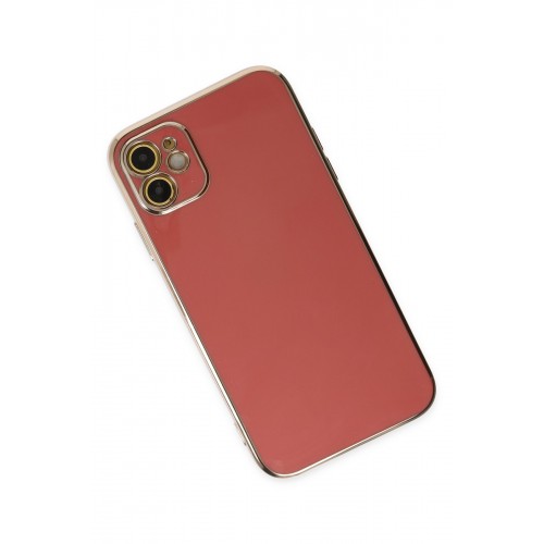 Newface iPhone 12 Kılıf Volet Silikon - Kırmızı Newface iPhone 12 Kılıf Volet Silikon - Kırmızı