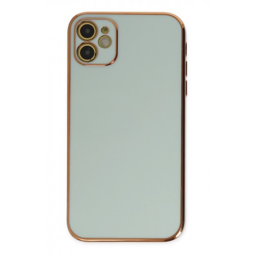 Newface iPhone 12 Kılıf Volet Silikon - Açık Yeşil Newface iPhone 12 Kılıf Volet Silikon - Açık Yeşil