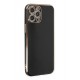 Newface iPhone 12 Pro Kılıf Volet Silikon - Siyah Newface iPhone 12 Pro Kılıf Volet Silikon - Siyah