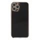 Newface iPhone 12 Pro Kılıf Volet Silikon - Siyah Newface iPhone 12 Pro Kılıf Volet Silikon - Siyah
