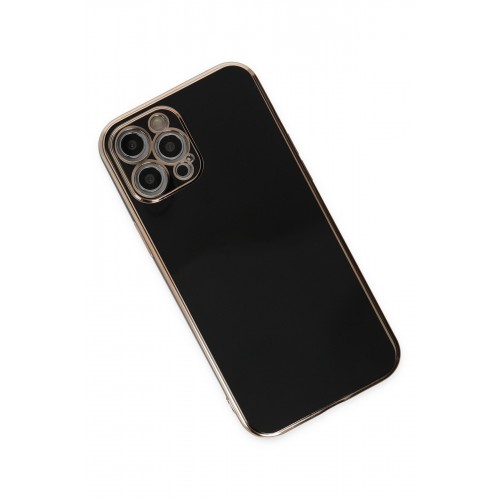 Newface iPhone 12 Pro Kılıf Volet Silikon - Siyah Newface iPhone 12 Pro Kılıf Volet Silikon - Siyah