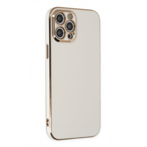 Newface iPhone 12 Pro Kılıf Volet Silikon - Beyaz Newface iPhone 12 Pro Kılıf Volet Silikon - Beyaz