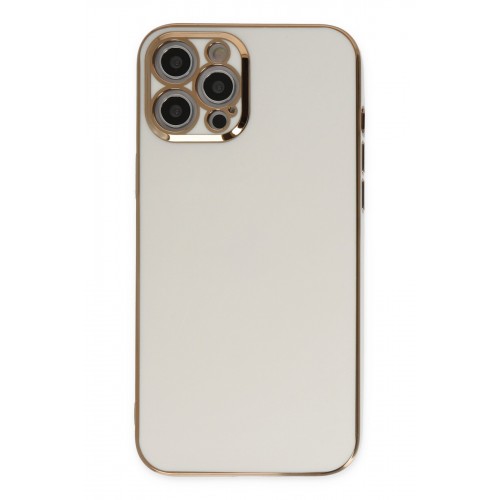 Newface iPhone 12 Pro Kılıf Volet Silikon - Beyaz Newface iPhone 12 Pro Kılıf Volet Silikon - Beyaz