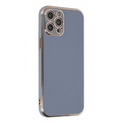 Newface iPhone 12 Pro Kılıf Volet Silikon - Mavi