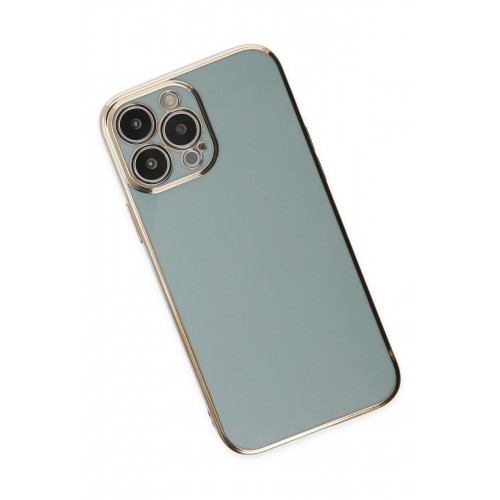 Newface iPhone 13 Pro Kılıf Volet Silikon - Açık Yeşil Newface iPhone 13 Pro Kılıf Volet Silikon - Açık Yeşil