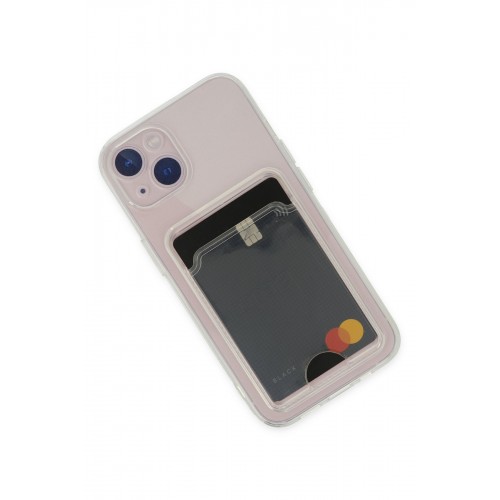 Newface iPhone 14 Plus Kılıf Kart Şeffaf Silikon - Şeffaf Newface iPhone 14 Plus Kılıf Kart Şeffaf Silikon - Şeffaf