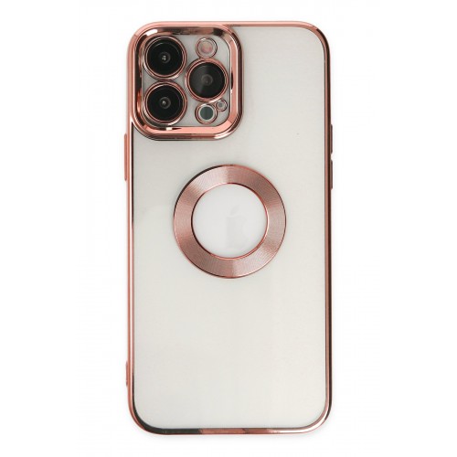 Newface iPhone 13 Pro Max Kılıf Slot Silikon - Rose Gold