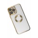 Newface iPhone 14 Pro Kılıf Slot Silikon - Gold