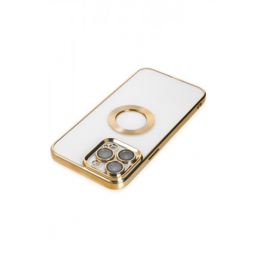 Newface iPhone 14 Pro Max Kılıf Slot Silikon - Gold Newface iPhone 14 Pro Max Kılıf Slot Silikon - Gold