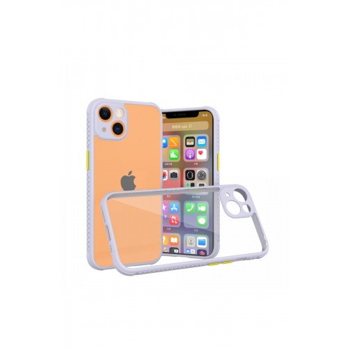 Newface iPhone 13 Mini Kılıf Miami Şeffaf Silikon - Lila Newface iPhone 13 Mini Kılıf Miami Şeffaf Silikon - Lila