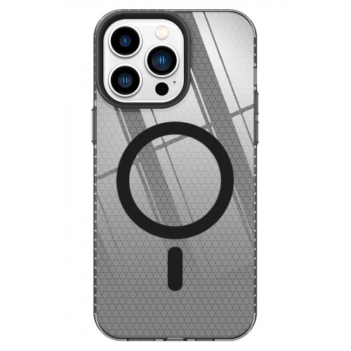 Newface iPhone 14 Pro Max Kılıf Beta Magneticsafe Silikon - Siyah