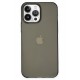 Newface iPhone 14 Pro Kılıf Pc Sert Şeffaf Kapak - Siyah