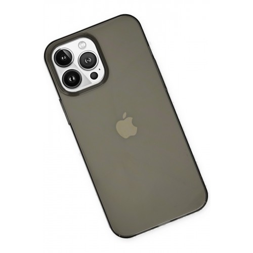 Newface iPhone 14 Pro Kılıf Pc Sert Şeffaf Kapak - Siyah Newface iPhone 14 Pro Kılıf Pc Sert Şeffaf Kapak - Siyah