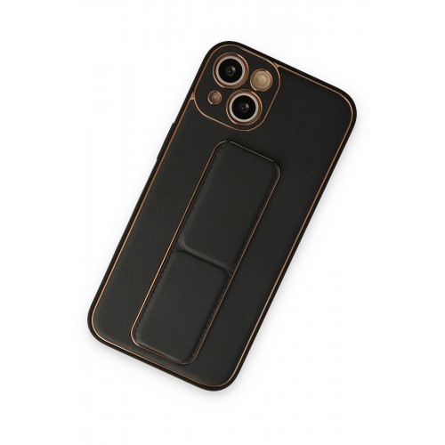 Newface iPhone 14 Plus Kılıf Coco Deri Standlı Kapak - Siyah Newface iPhone 14 Plus Kılıf Coco Deri Standlı Kapak - Siyah