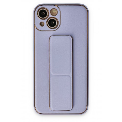 Newface iPhone 14 Plus Kılıf Coco Deri Standlı Kapak - Lila Newface iPhone 14 Plus Kılıf Coco Deri Standlı Kapak - Lila