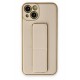 Newface iPhone 14 Plus Kılıf Coco Deri Standlı Kapak - Gold Newface iPhone 14 Plus Kılıf Coco Deri Standlı Kapak - Gold