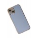 Newface iPhone 14 Kılıf Volet Silikon - Mavi Newface iPhone 14 Kılıf Volet Silikon - Mavi
