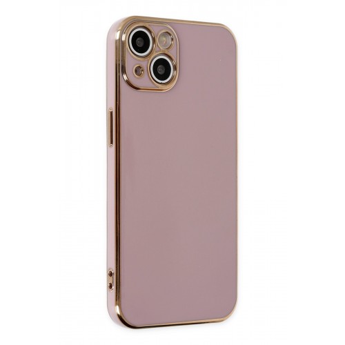 Newface iPhone 14 Kılıf Volet Silikon - Mor Newface iPhone 14 Kılıf Volet Silikon - Mor