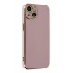 Newface iPhone 14 Kılıf Volet Silikon - Mor Newface iPhone 14 Kılıf Volet Silikon - Mor
