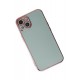 Newface iPhone 14 Kılıf Volet Silikon - Açık Yeşil Newface iPhone 14 Kılıf Volet Silikon - Açık Yeşil