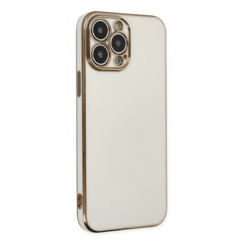 Newface iPhone 14 Pro Max Kılıf Volet Silikon - Beyaz Newface iPhone 14 Pro Max Kılıf Volet Silikon - Beyaz