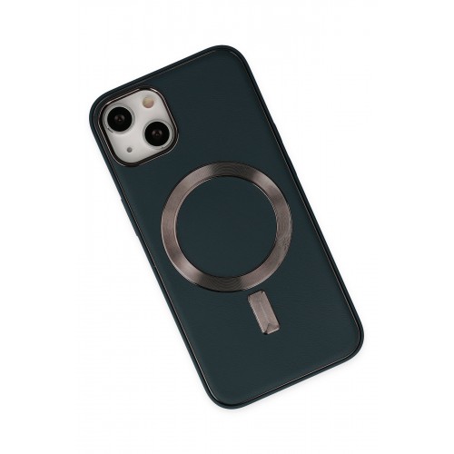 Newface iPhone 14 Kılıf Coco Deri Magneticsafe Silikon - Lacivert Newface iPhone 14 Kılıf Coco Deri Magneticsafe Silikon - Lacivert
