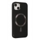 Newface iPhone 14 Plus Kılıf Coco Deri Magneticsafe Silikon - Siyah