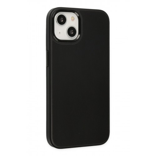 Newface iPhone 14 Plus Kılıf Asya Deri Silikon - Siyah Newface iPhone 14 Plus Kılıf Asya Deri Silikon - Siyah