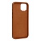Newface iPhone 14 Plus Kılıf Asya Deri Silikon - Kahverengi Newface iPhone 14 Plus Kılıf Asya Deri Silikon - Kahverengi