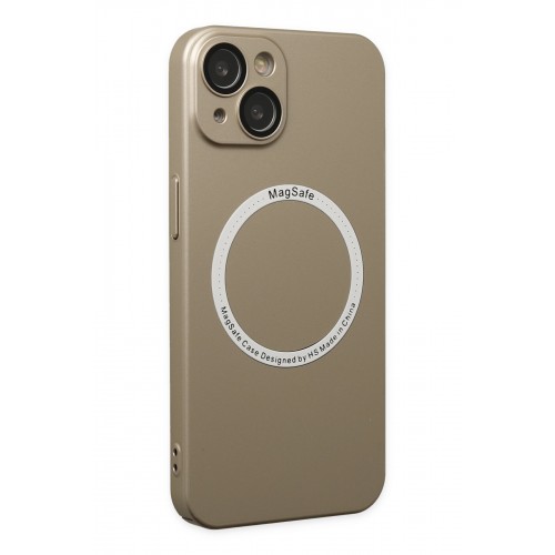 Newface iPhone 14 Kılıf Jack Magneticsafe Lens Silikon - Gold Newface iPhone 14 Kılıf Jack Magneticsafe Lens Silikon - Gold