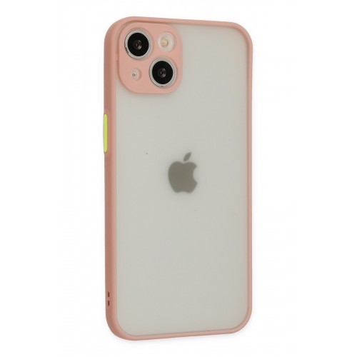 Newface iPhone 14 Plus Kılıf Montreal Silikon Kapak - Pembe Newface iPhone 14 Plus Kılıf Montreal Silikon Kapak - Pembe