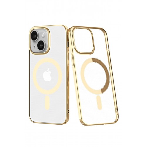 Newface iPhone 14 Plus Kılıf Element Magneticsafe Sert Kapak - Gold Newface iPhone 14 Plus Kılıf Element Magneticsafe Sert Kapak - Gold