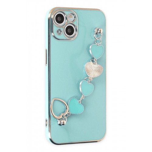 Newface iPhone 14 Kılıf Esila Silikon - Su Yeşili Newface iPhone 14 Kılıf Esila Silikon - Su Yeşili