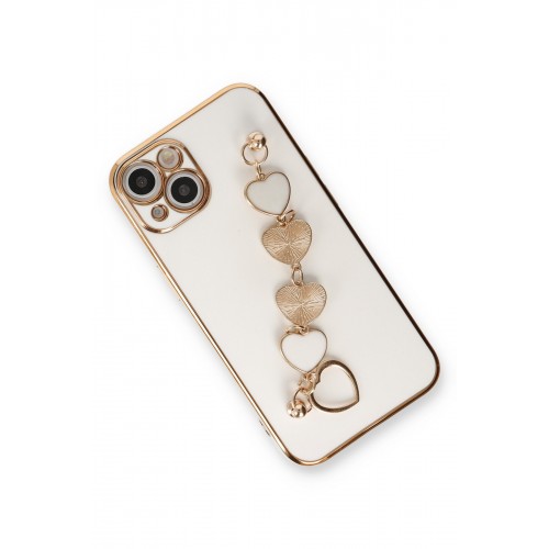Newface iPhone 14 Plus Kılıf Esila Silikon - Beyaz Newface iPhone 14 Plus Kılıf Esila Silikon - Beyaz
